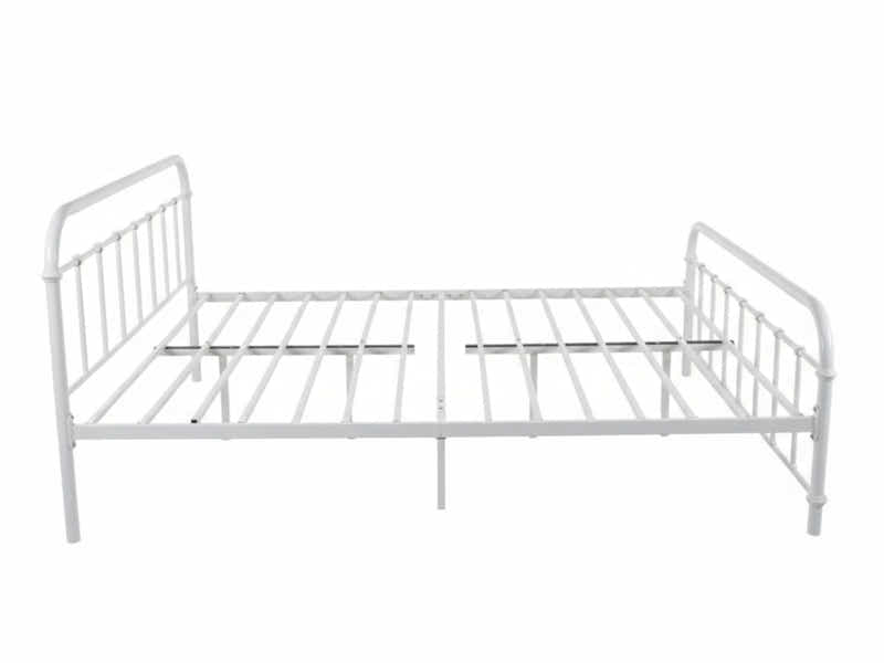 Darcy Metal Bed Frame White - Queen