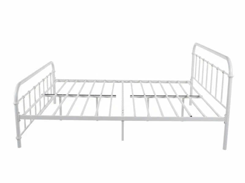 Darcy Metal Bed Frame White - Queen