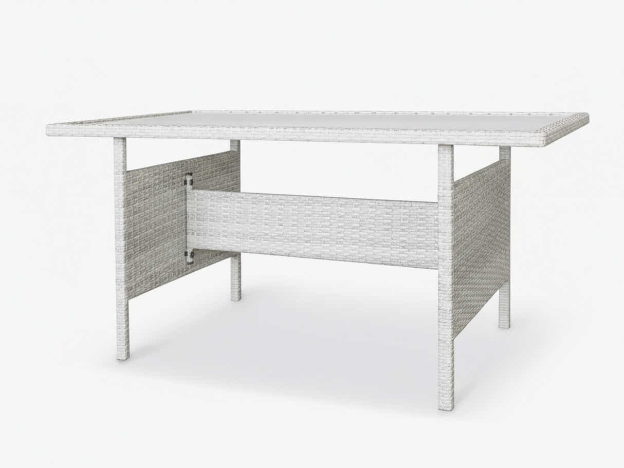 Catania 4-Piece Steel Outdoor Dining Set