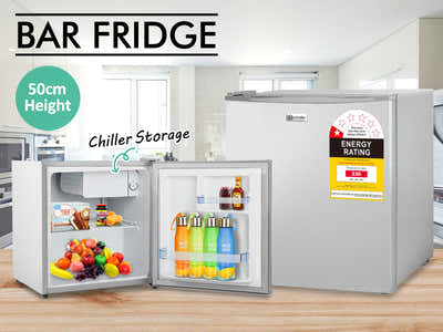 Novello Bar Fridge Grey - Med/48L