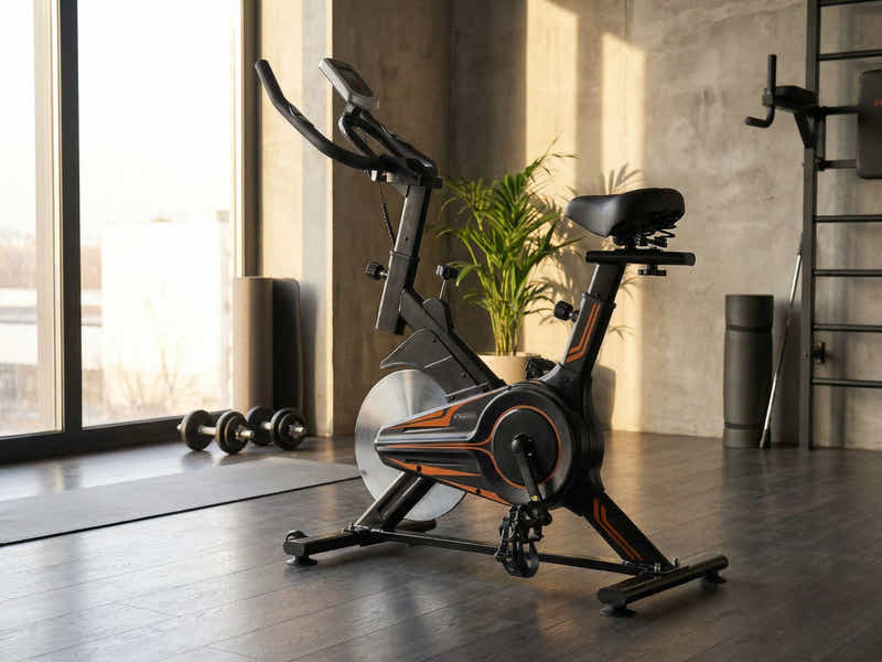 11kg Flywheel Exercise Spin Bike – Orange