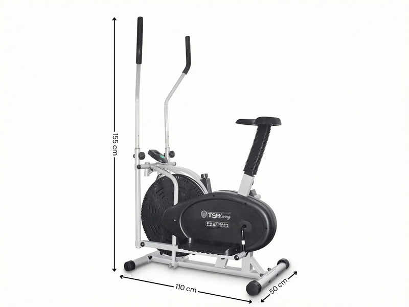 Elliptical Trainer With Saddle