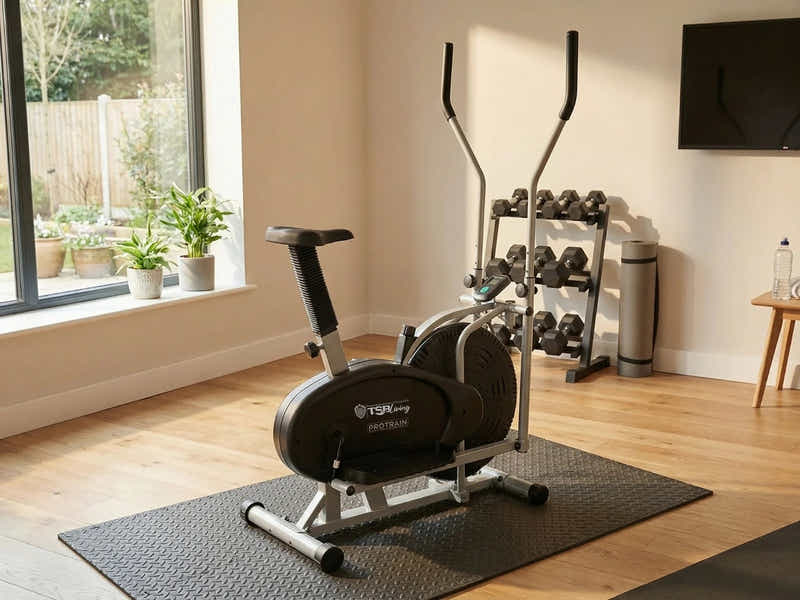 Elliptical Trainer With Saddle