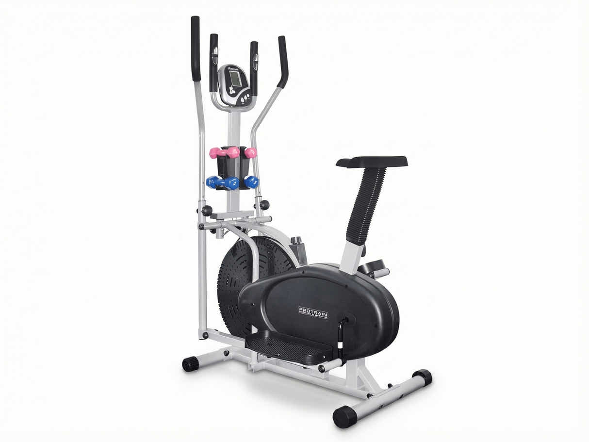 Elliptical Trainer With Dumbell