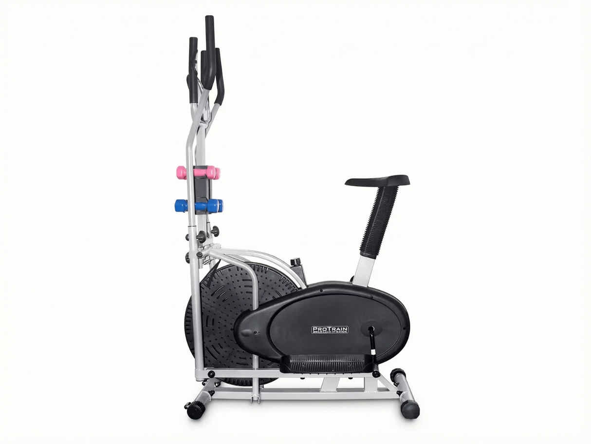 Elliptical Trainer With Dumbell
