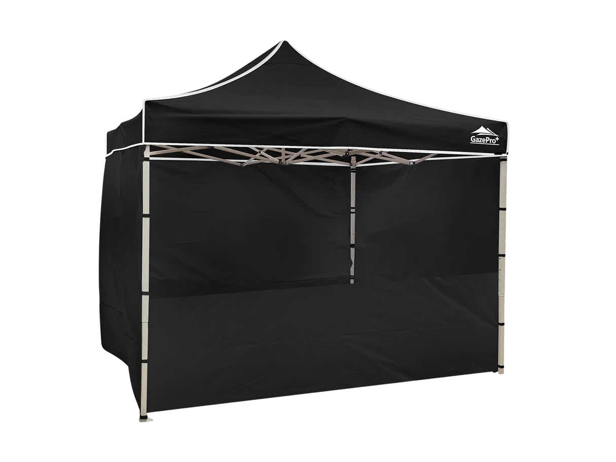 Heavy-Duty Gazebo 3m x 3m - Black