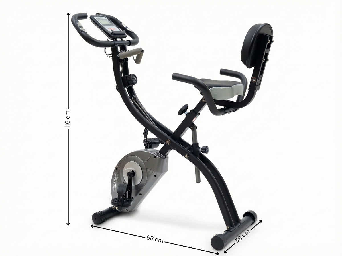 X-Bike Folding Recumbent Exercise Bike With Rope