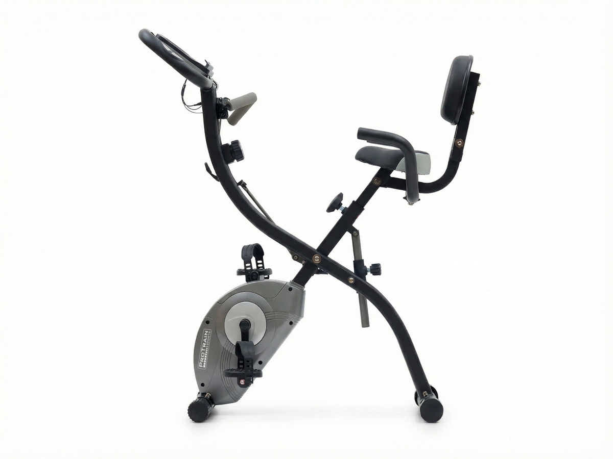 X-Bike Folding Recumbent Exercise Bike With Rope