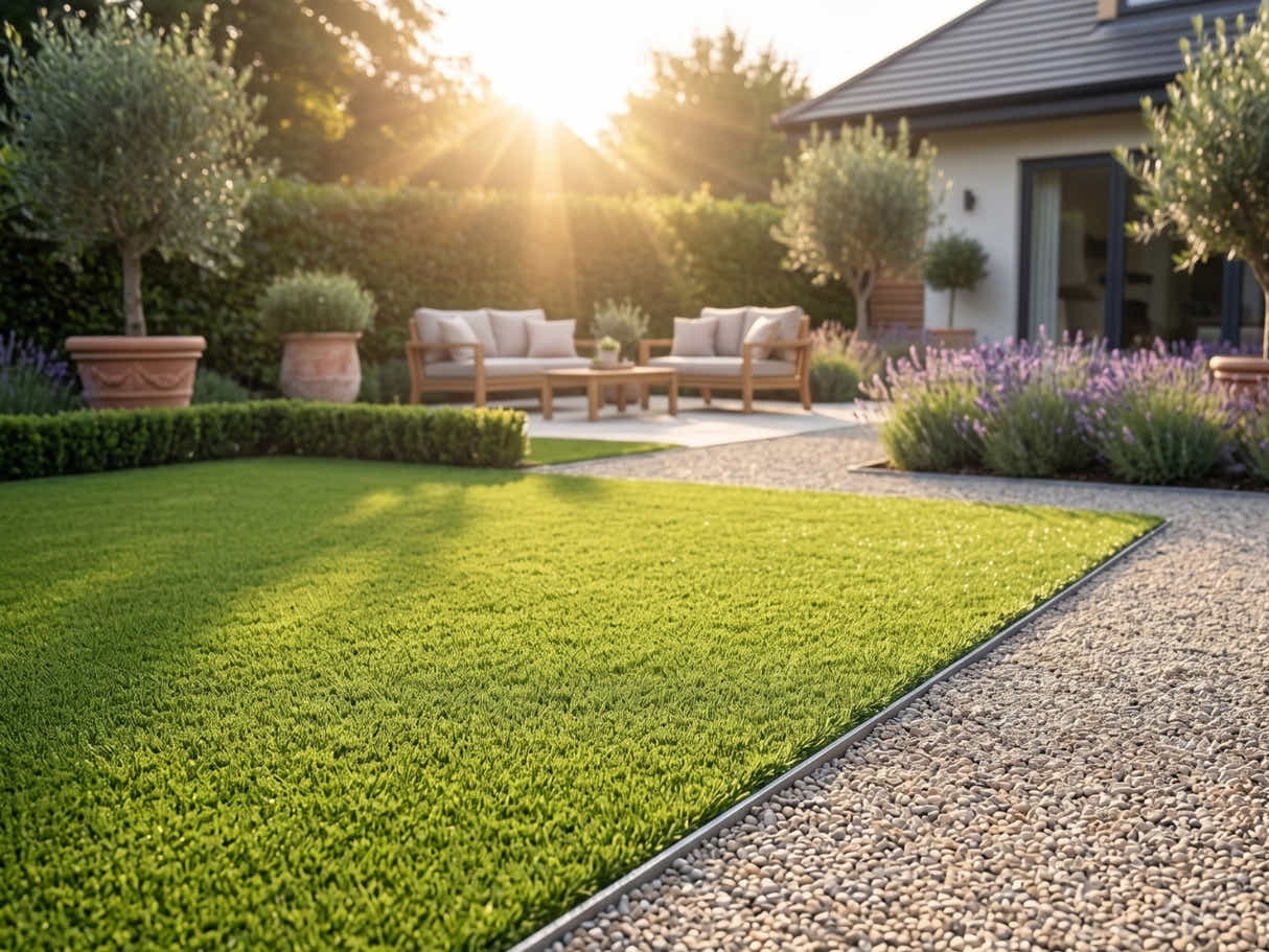 4-Colored 40 mm Artificial Grass - 1x10 m Roll