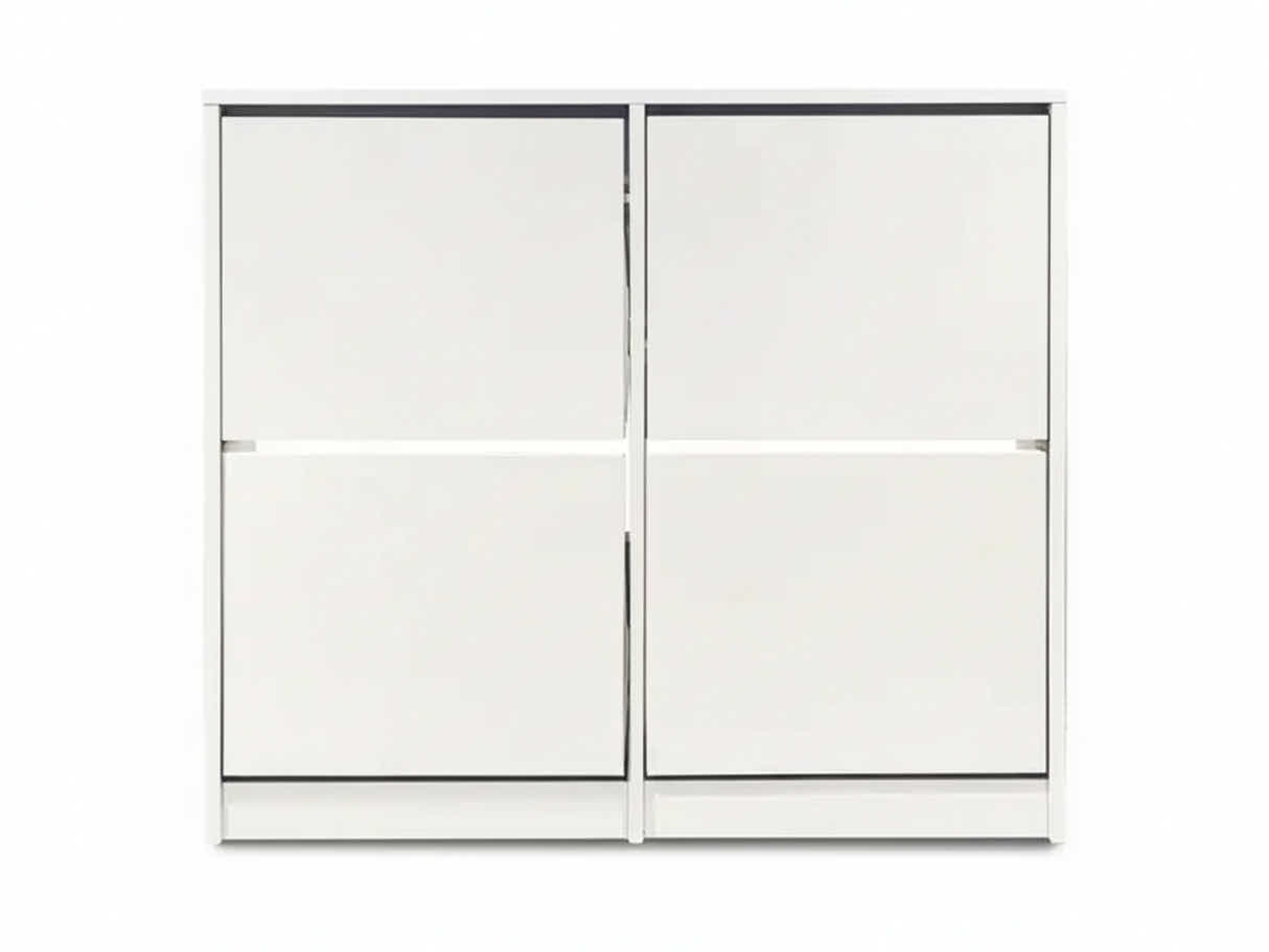 Enkel 4-Drawer Shoe Rack - White