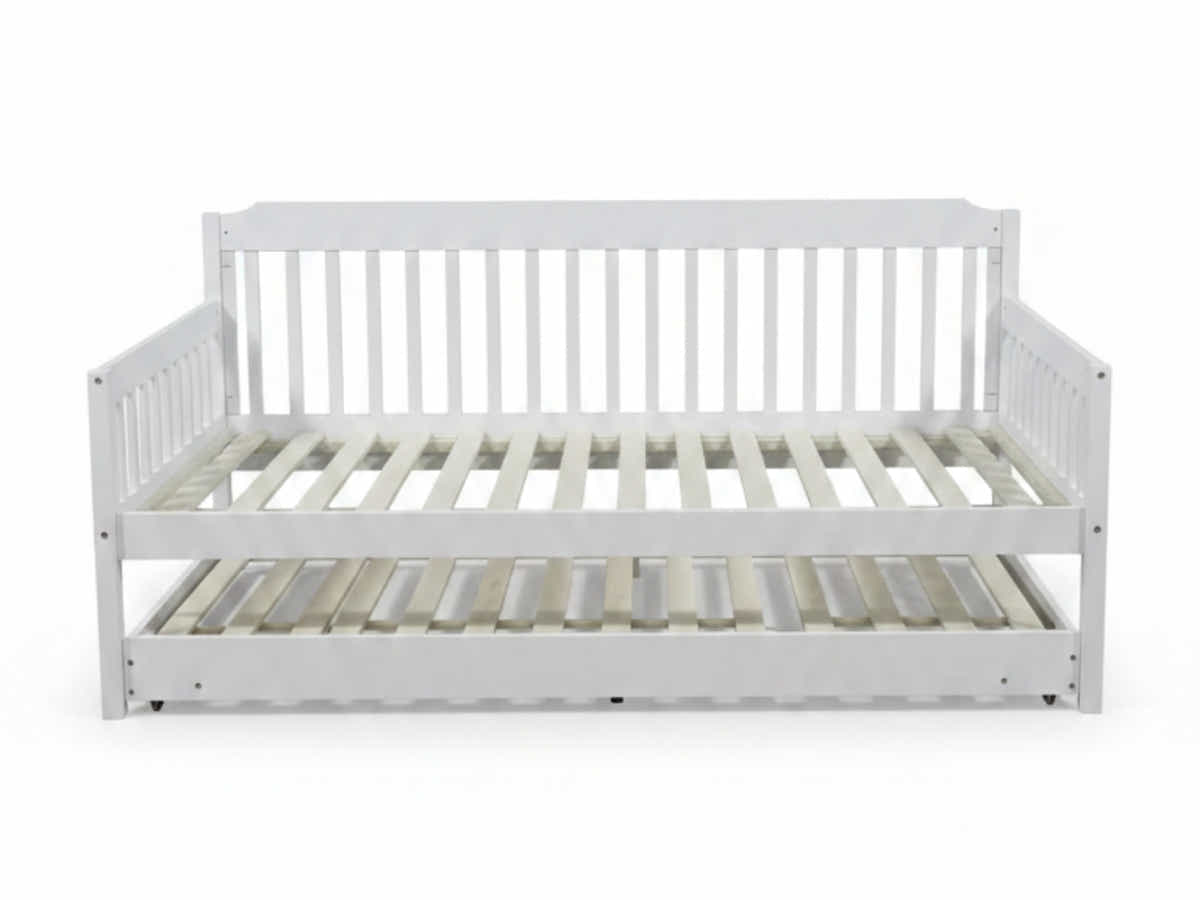 Karlan Daybed with Trundle - White