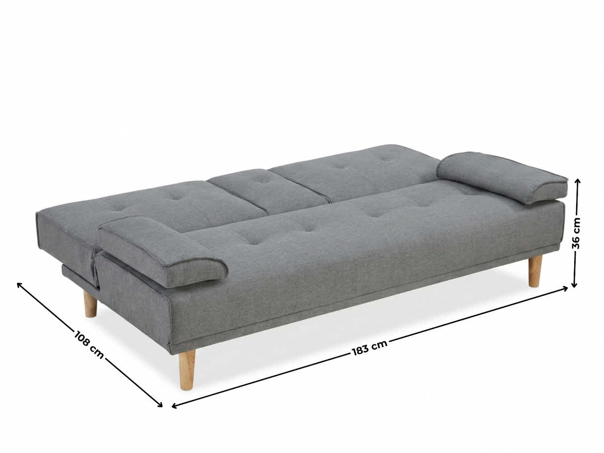 Cuppa Sofa Bed - Grey