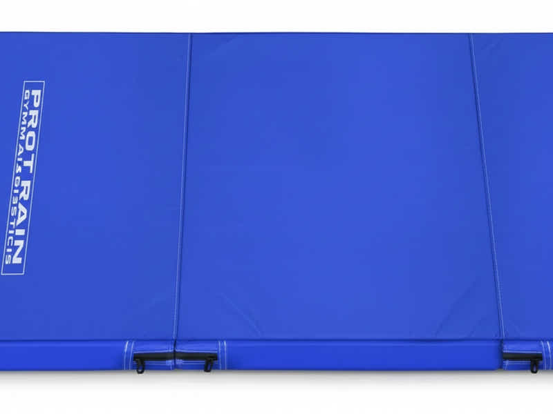 Folding Exercise Mat - Blue