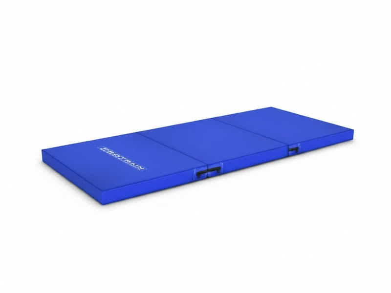 Folding Exercise Mat - Blue