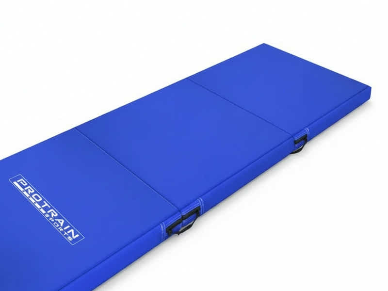 Folding Exercise Mat - Blue