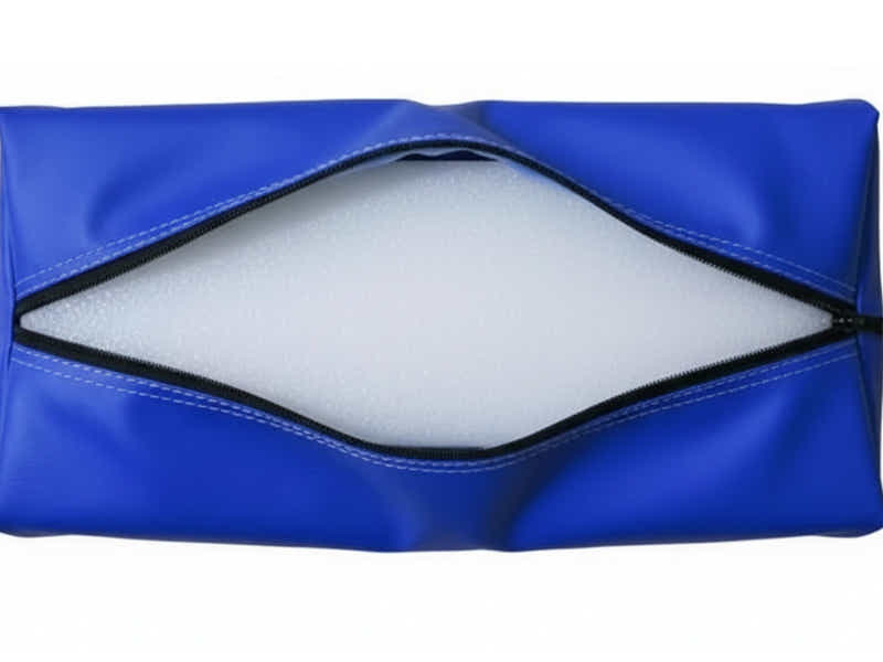 Folding Exercise Mat - Blue