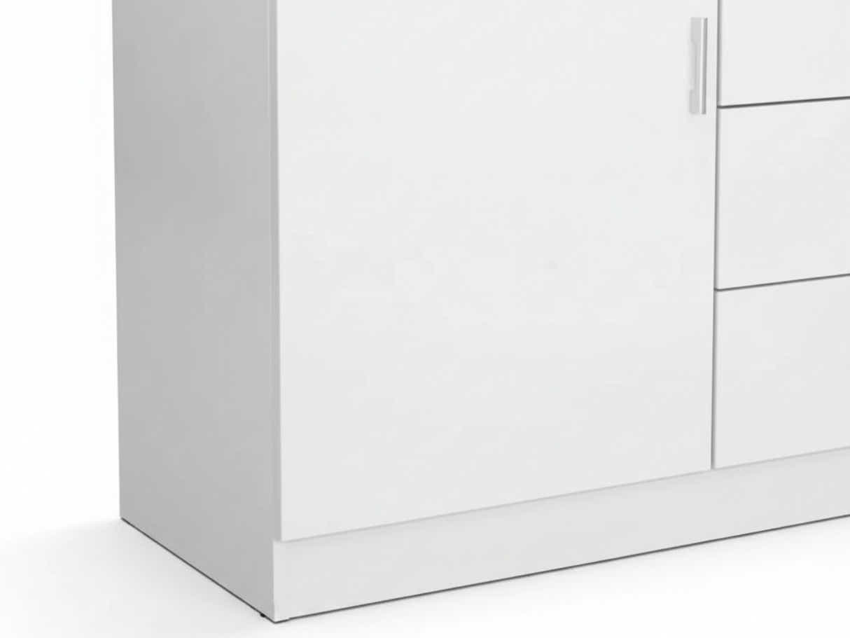 Glansig White Buffet Table - 150 cm