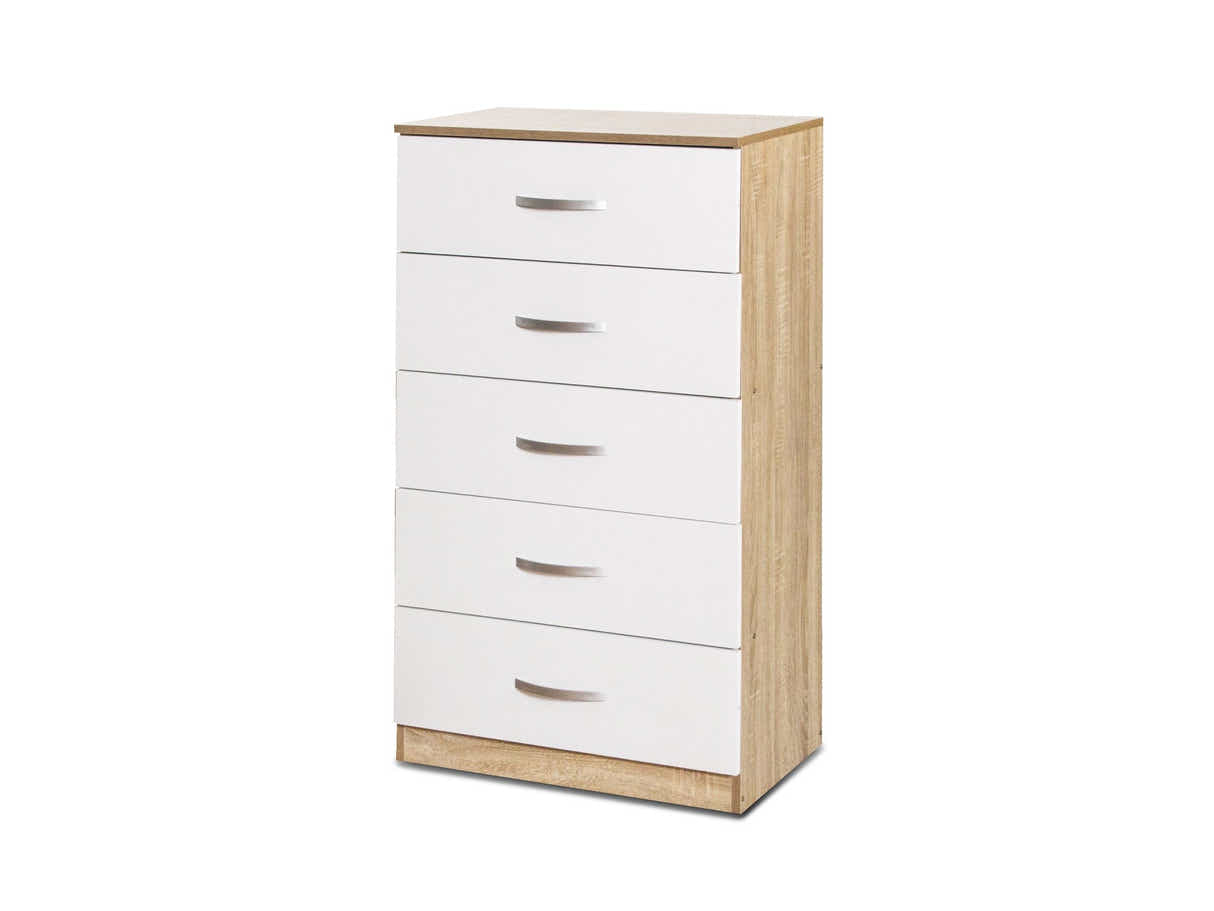 Escot 5-Drawer Tallboy