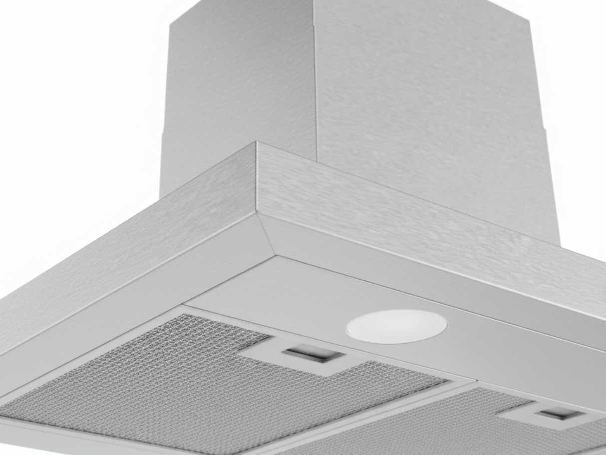 Midea 90 cm T-Shape Rangehood Silver