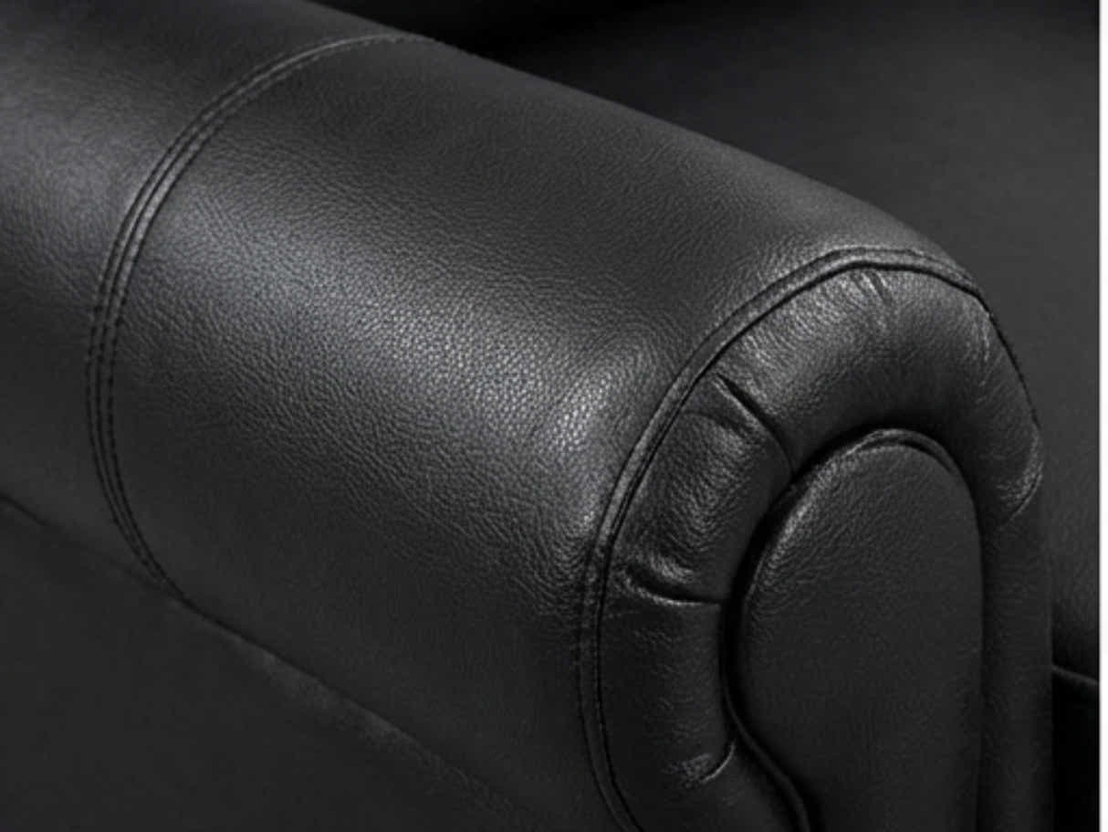 Nilsson PU Leather Recliner Chair - Black
