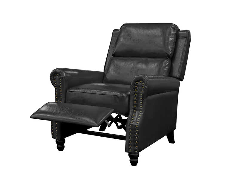 Nilsson PU Leather Recliner Chair - Black