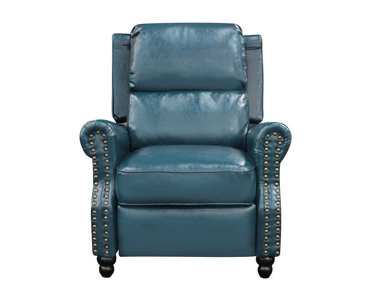 Nilsson PU Leather Recliner Chair - Blue