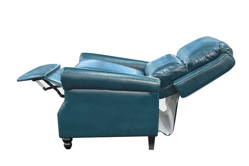 Nilsson PU Leather Recliner Chair - Blue