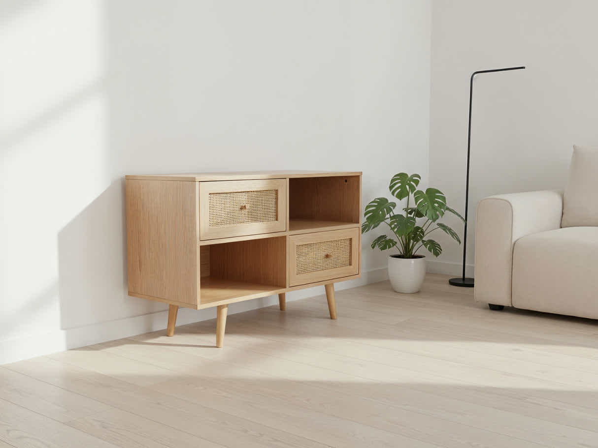 Atlantic Rattan Entertainment Unit - 97 cm