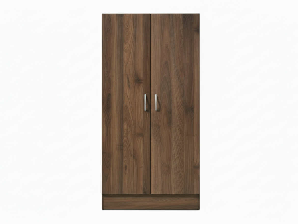 Clevedon 2-Door Shoe Storage Cabinet - Walnut