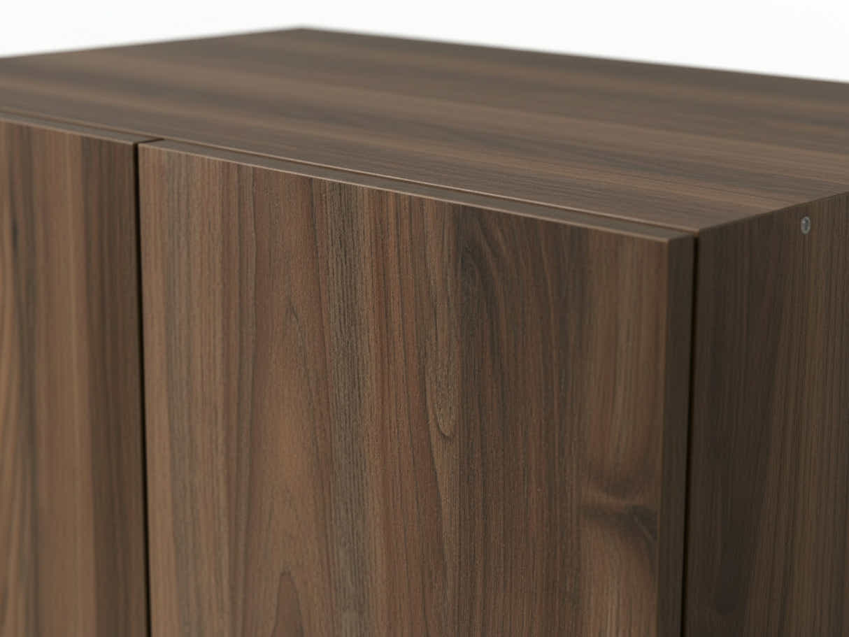 Clevedon 2-Door Shoe Storage Cabinet - Walnut