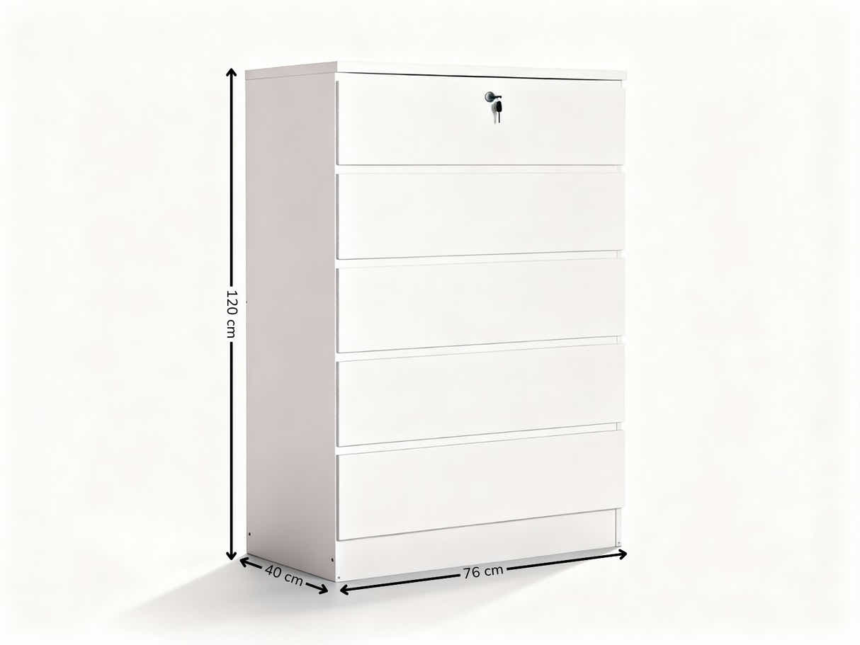 Koru 5-Drawer Tallboy