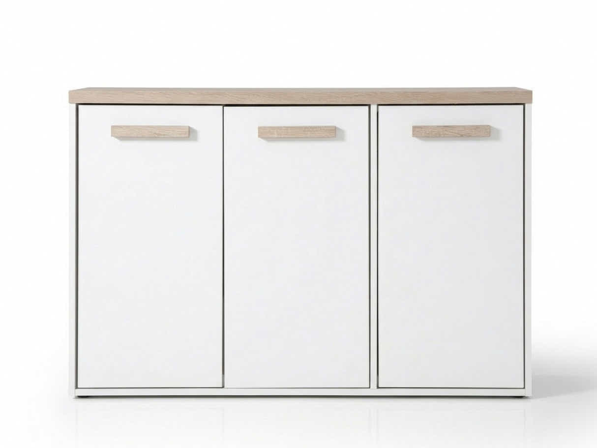 Orewa 3-Door Shoe Cabinet - Wall Mounted or Freestanding