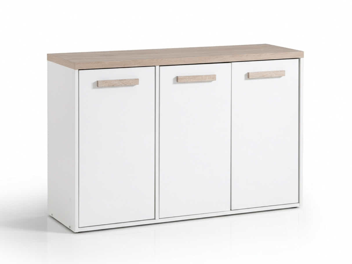 Orewa 3-Door Shoe Cabinet - Wall Mounted or Freestanding