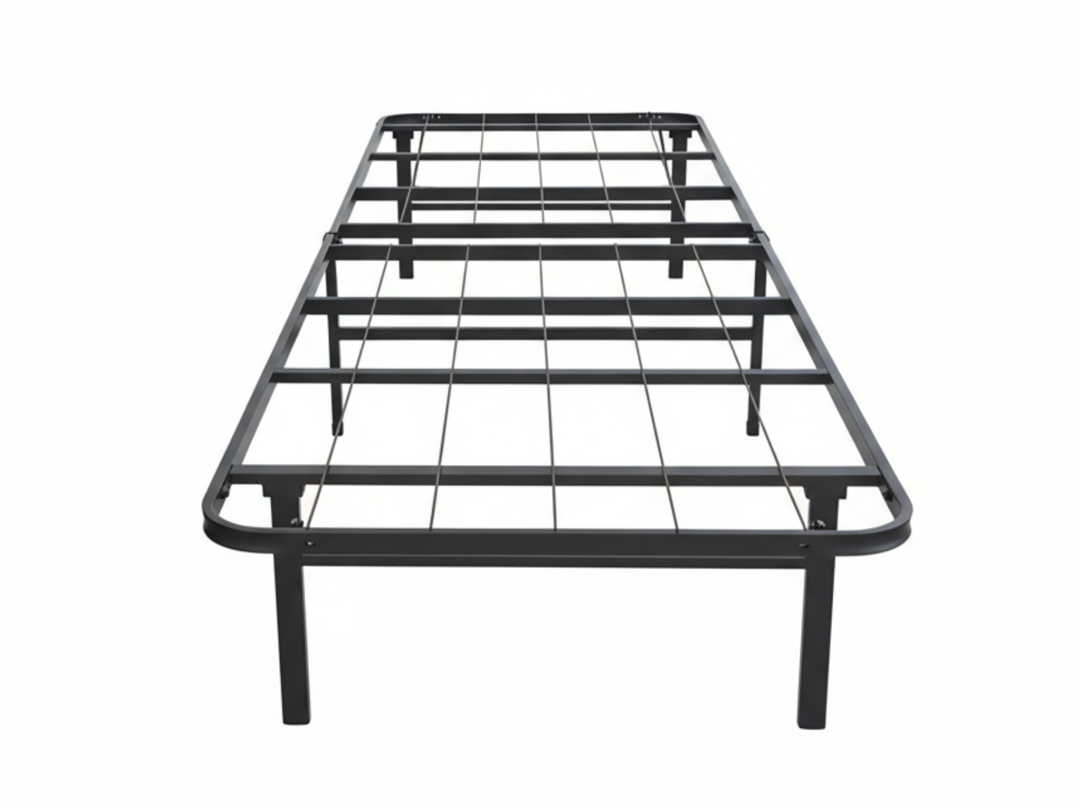 Folding Metal Bed Frame - King Single