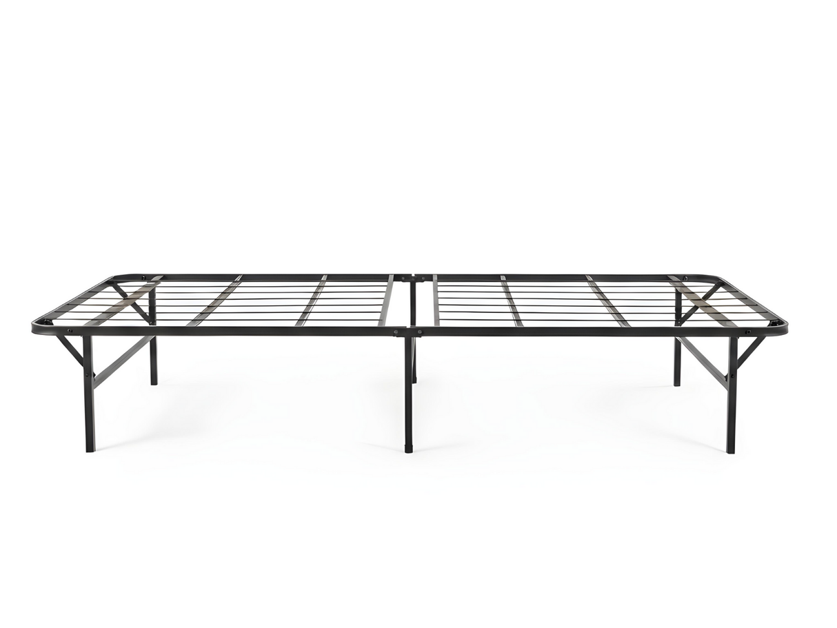 Folding Metal Bed Frame - King Single