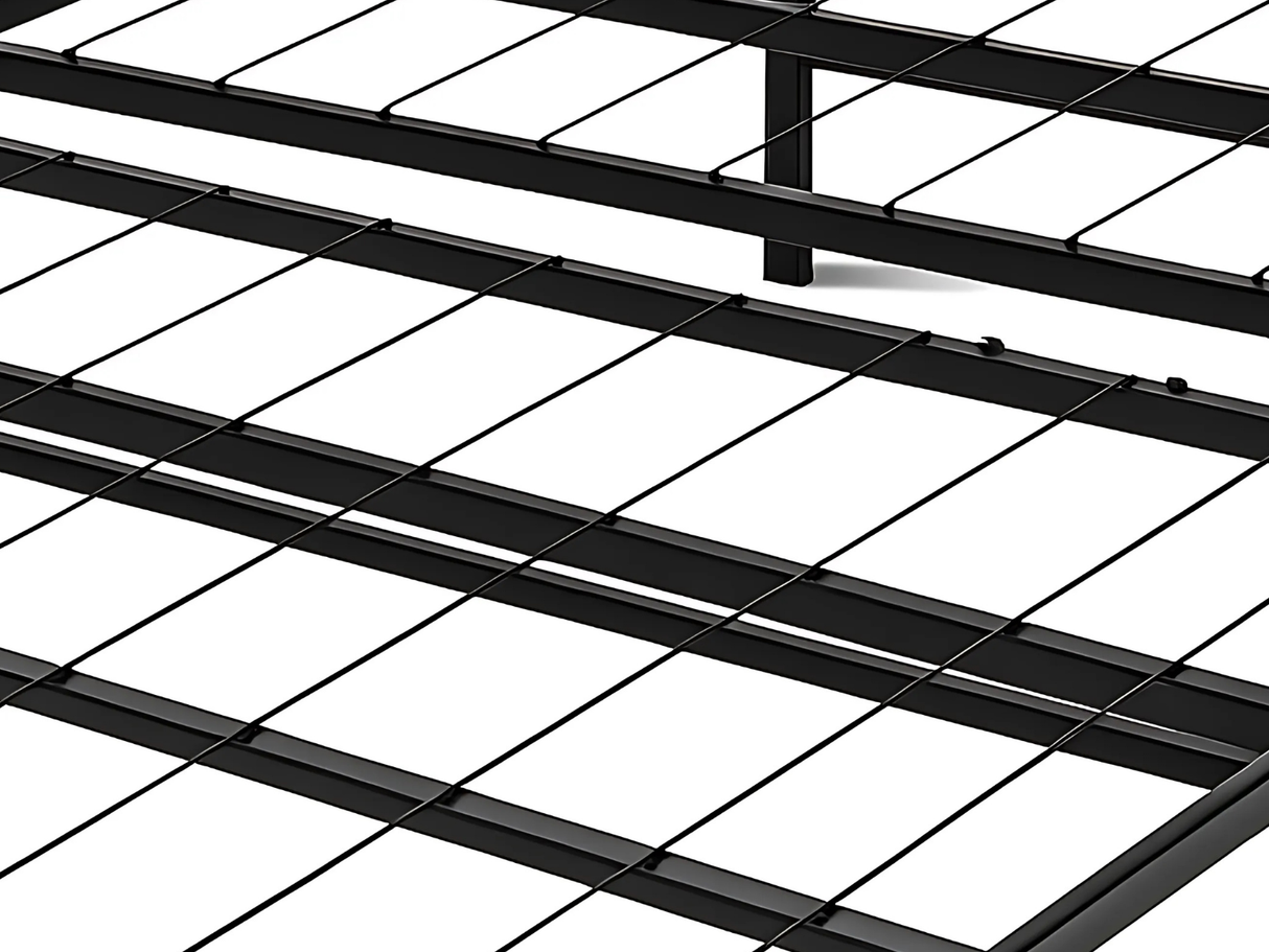 Folding Metal Bed Frame - King Single