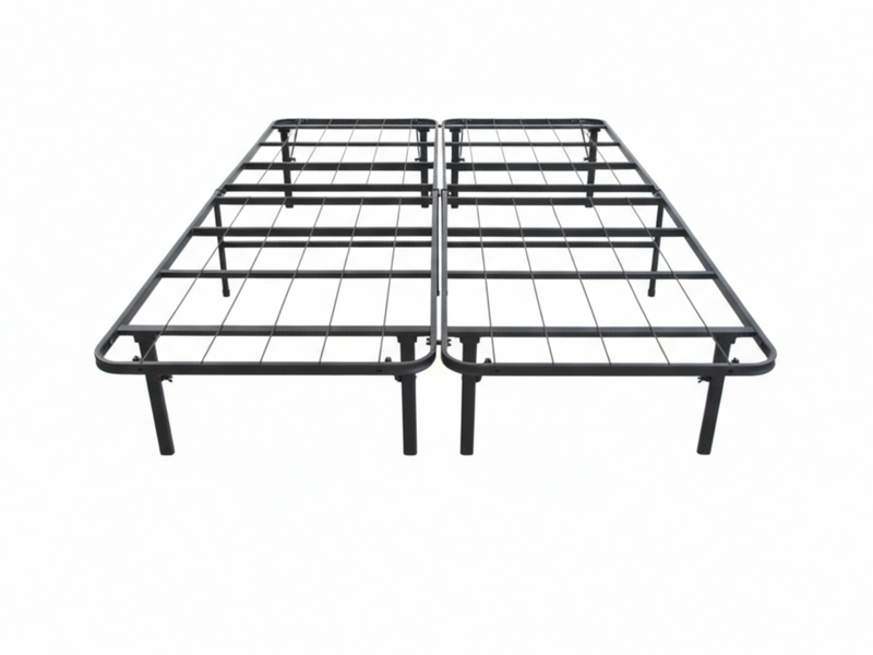 Folding Metal Bed Frame - Double