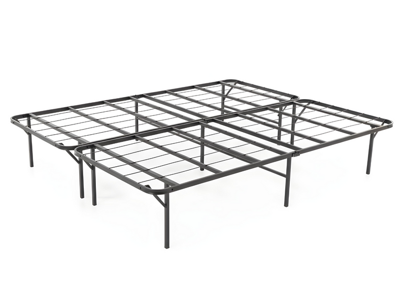 Folding Metal Bed Frame - Double