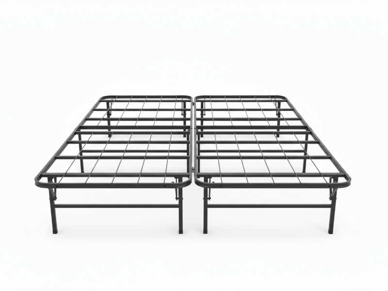 Folding Metal Bed Frame - Queen