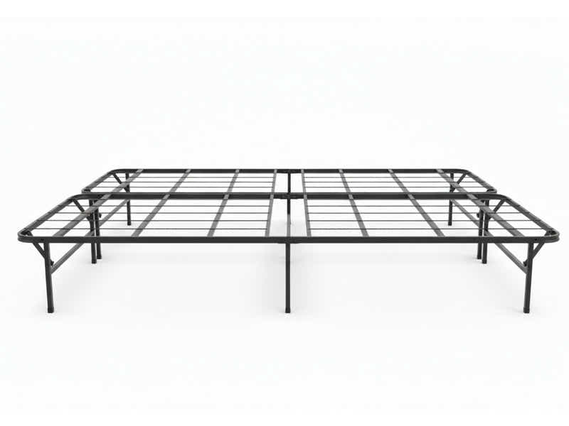 Folding Metal Bed Frame - Queen
