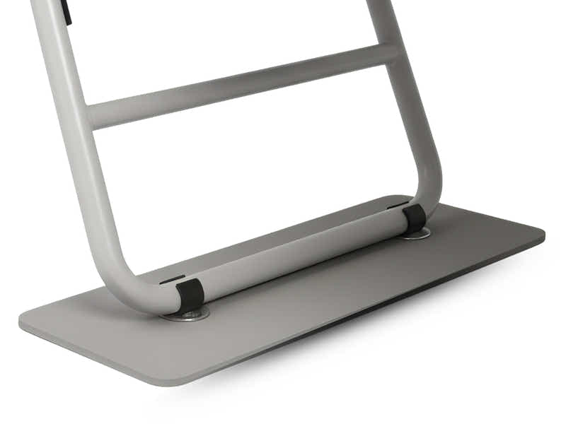 Foldable Pilates Reformer With Headrest - White