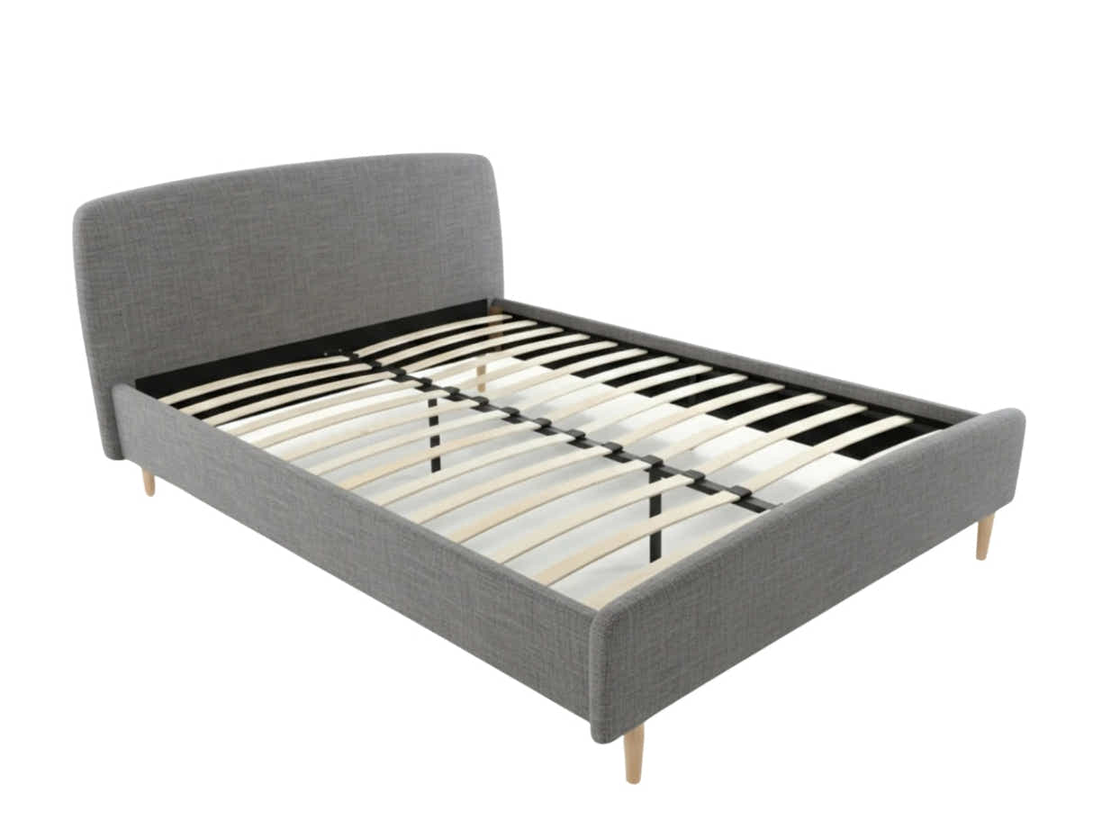 Zion Bed Frame Grey - Queen