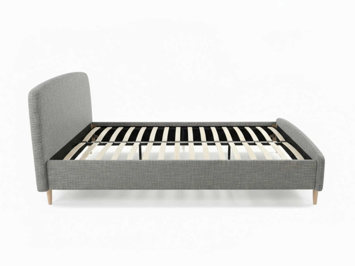 Zion Bed Frame Grey - Queen