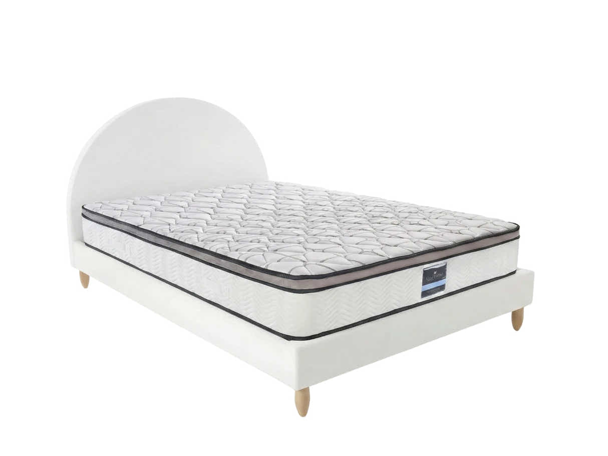 Shephard Bed Frame & Euro Top Memory Foam Mattress GEL30 - Double