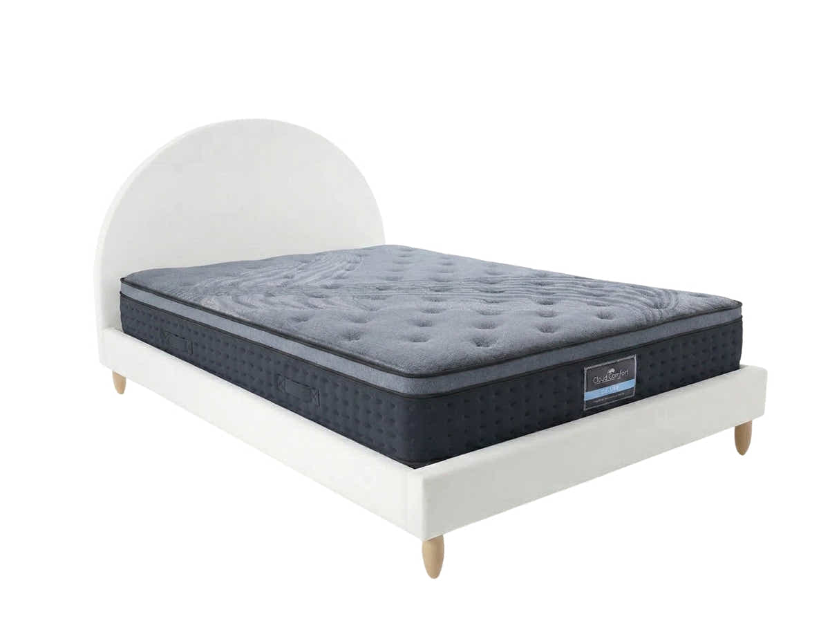 Shephard Bed Frame & Euro Top Mattress B34 - Double