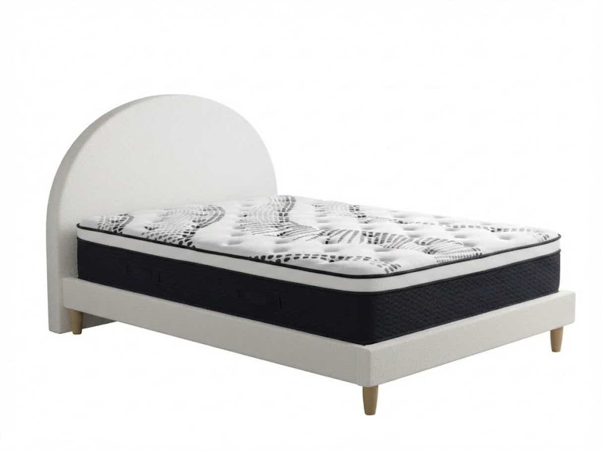 Shephard Bed Frame & Euro Top Mattress J32 - Double