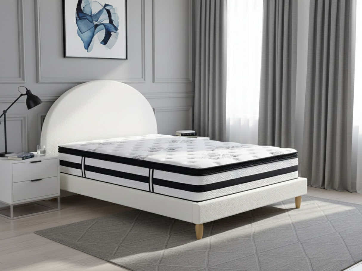 Shephard Bed Frame & Euro Top Mattress K34 - Double