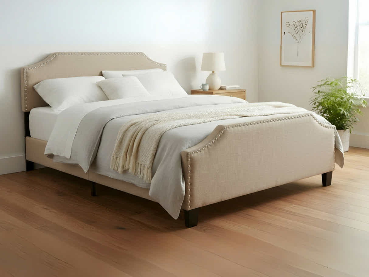 Eldora Bed Frame Khaki - Double