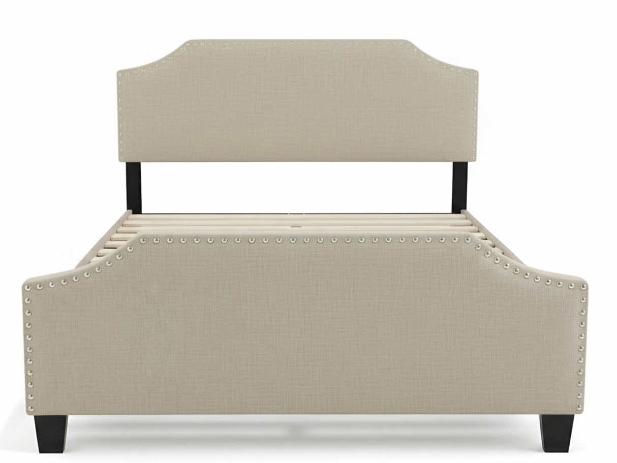 Eldora Bed Frame Khaki - Double