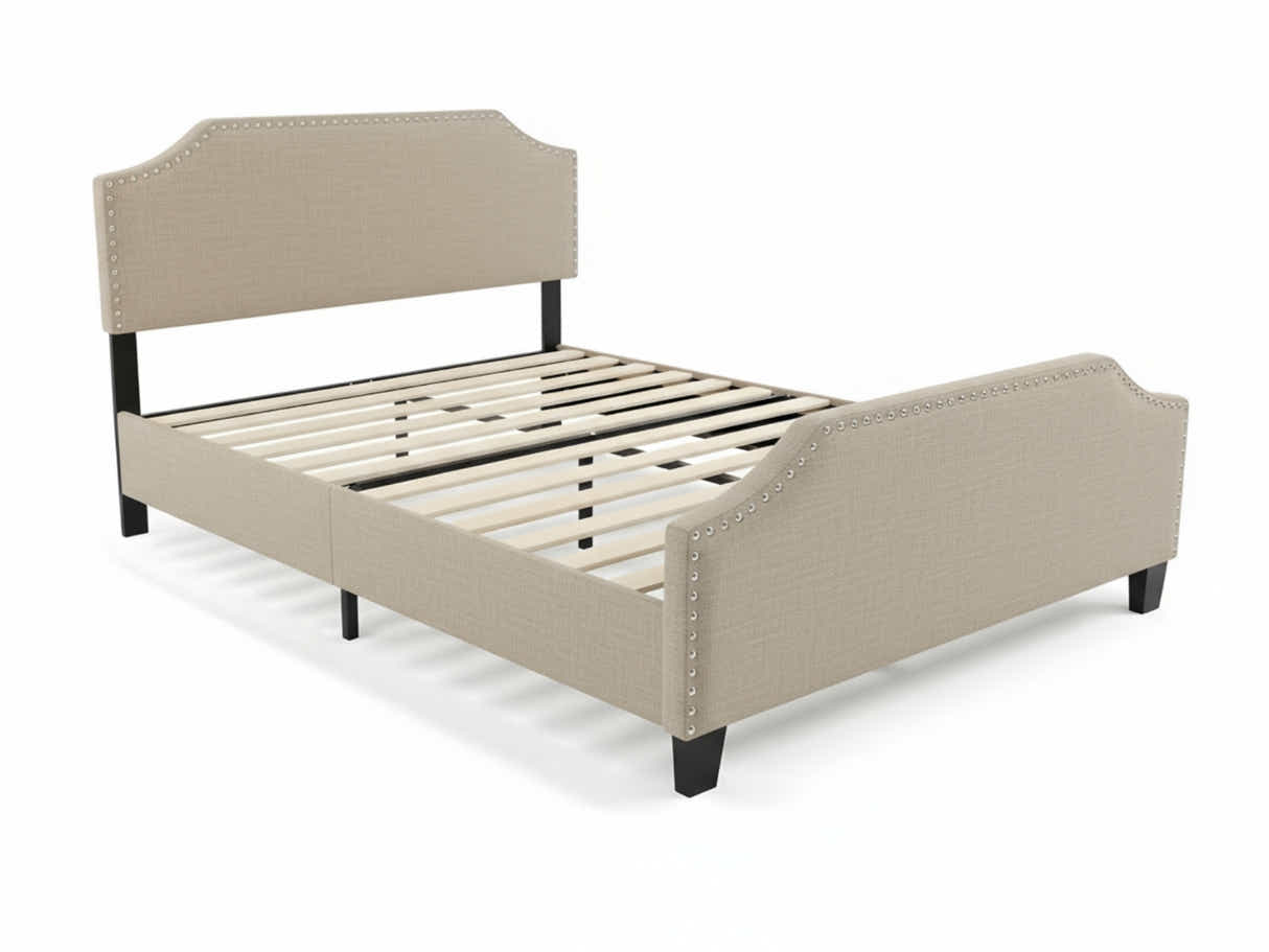 Eldora Bed Frame Khaki - Double